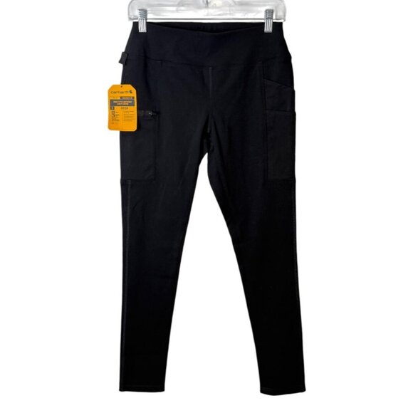 Carhartt Womens Utility Pants Force Fitted Black Size XS NEW - Picture 1 of 9